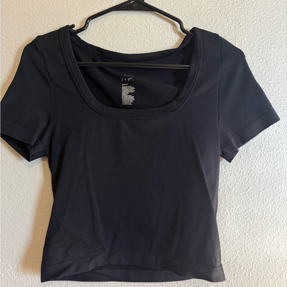 a new day Black Women's Crop Top